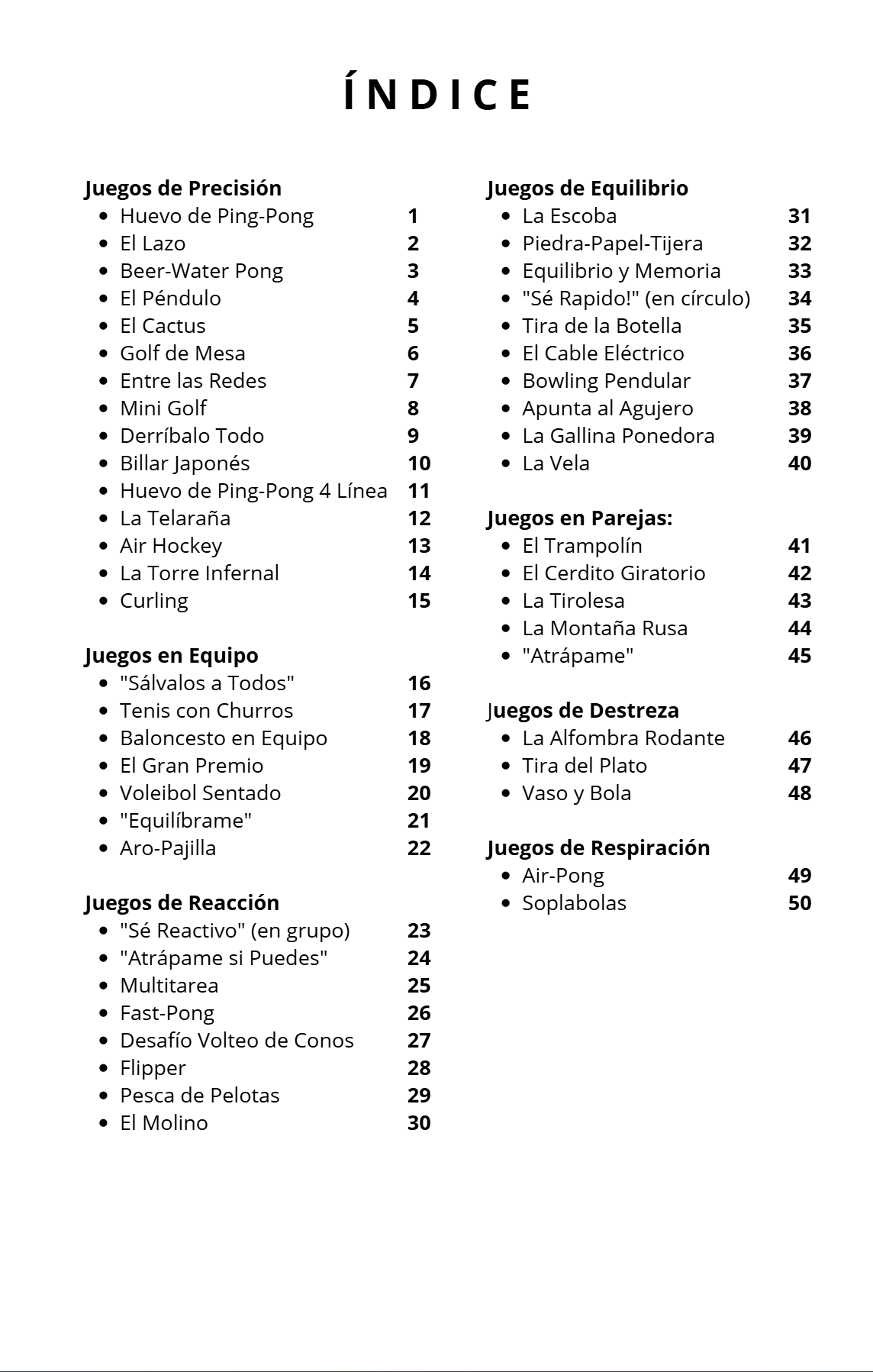 Guía de Actividades Conviviales (SPANISH) - Versión E-book PDF